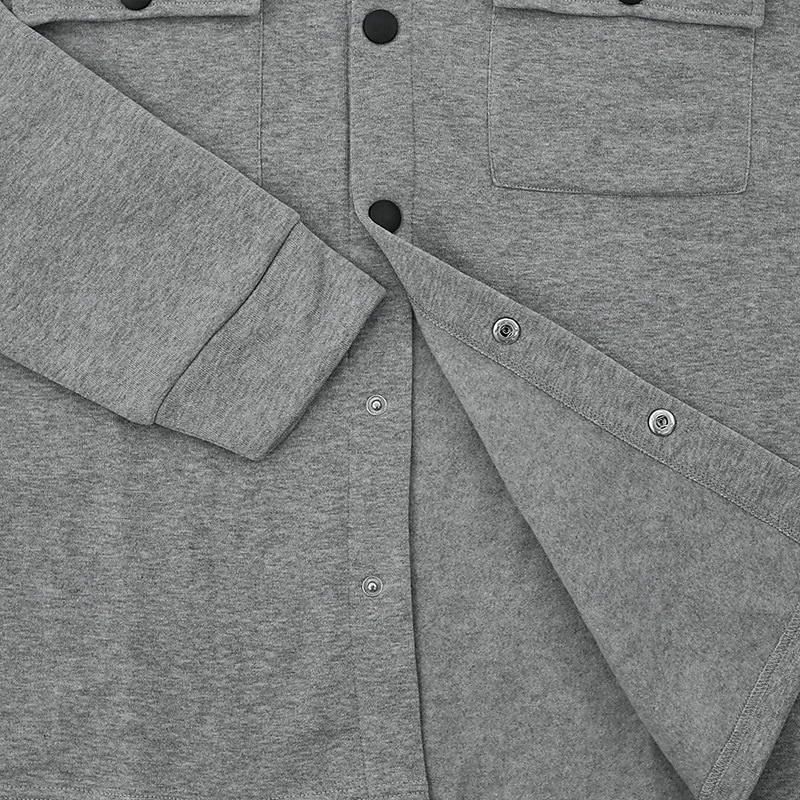 Men's Shirt Jacket Transition Jacket Daily Lightweight Pocket Summer Spring Plain Casual Lapel Light Grey Army Green Jacket 2025 - $22.99 –P8