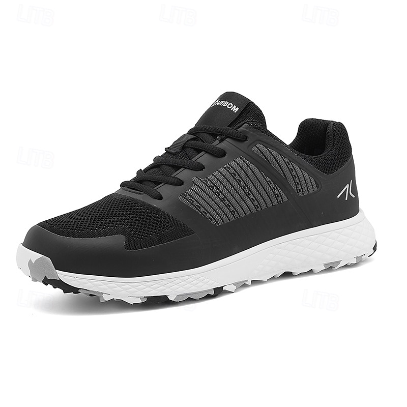 Men's Black and Gray Golf Shoes with Non-Slip Sole - Comfortable and Durable Footwear for Professional Golfers 2025 - $69.99 –P3