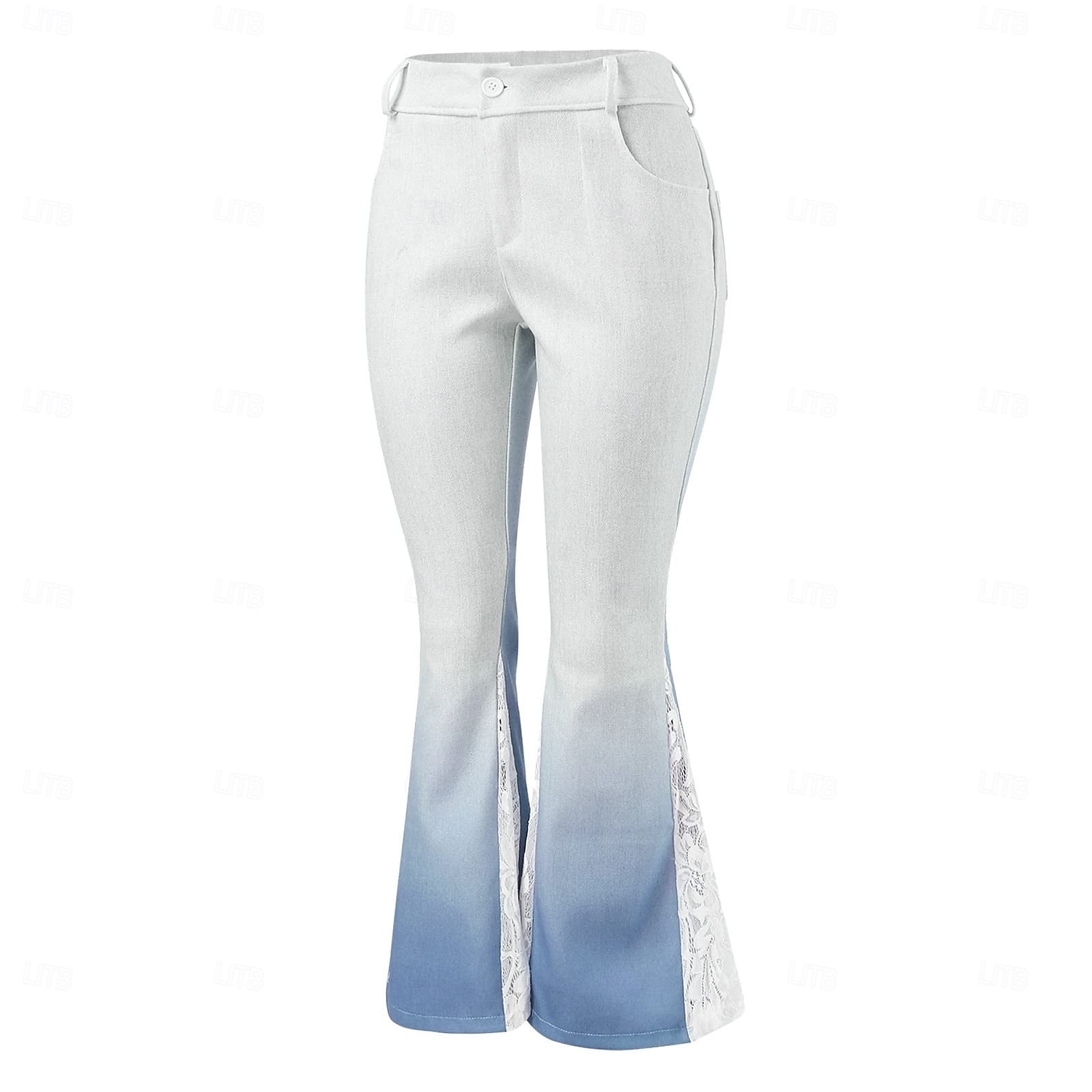 Retró Boho 1970-es évek Bell Bottom Pants Bő nadrág Hippi Közepes derekú Jelmez Női Mindszentek napja Farsang Vakáció Hétköznapi zenei fesztivál Felnőttek Nadrágok 2025 - $37.99 –P7
