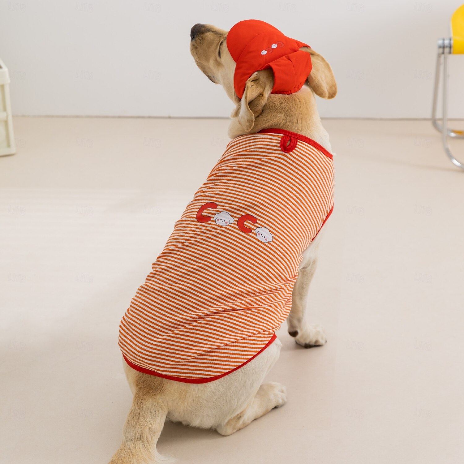 Hondenshirts, snel drogende, zachte, rekbare T-shirts voor huisdieren met reflecterend label, tanktop, mouwloos vest, zonwerende hondenkleding voor grote honden. 2025 - $22.99 –P1