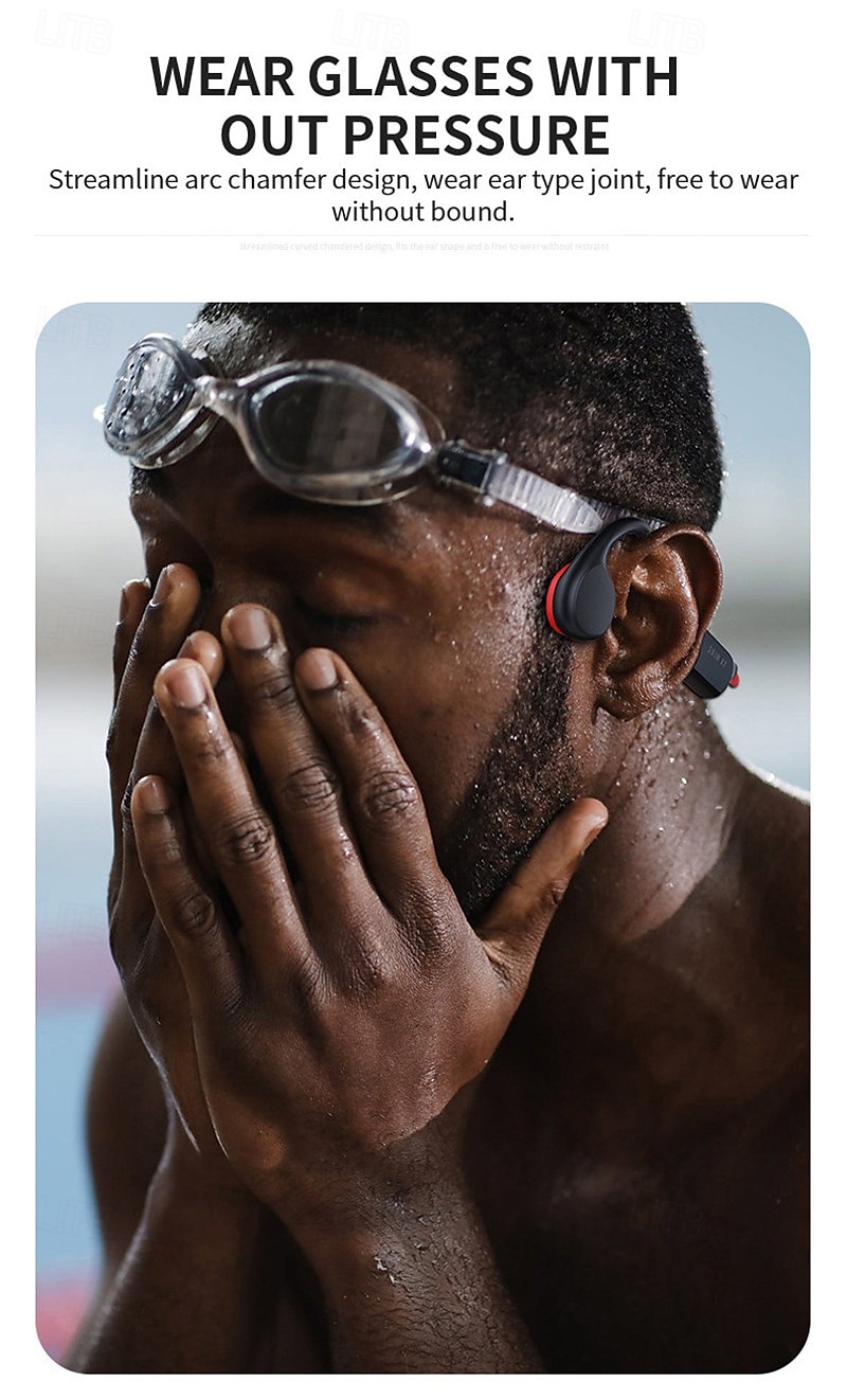 X7 Bone Conduction Bluetooth Headphones for Swimming – Wireless Sports Headset with 32G Memory, IPX8 Waterproof, Open-Ear Design, Magnetic Charging, 300H Standby Time 2025 - $56.99 –P11