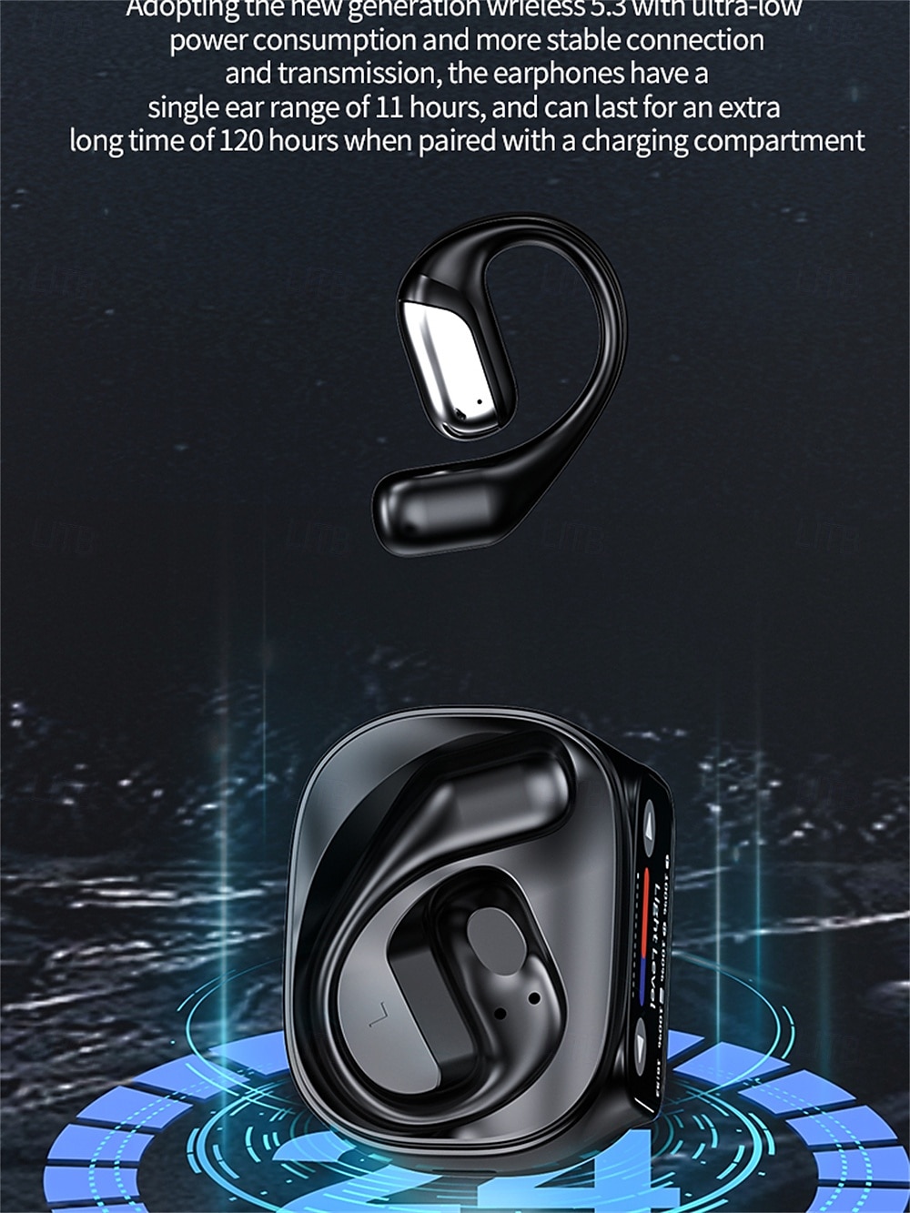 Headset Vertaler 144 Talen Intelligente Stemvertaling Real-Time Vertaling Draadloze Bluetooth 5.4 Instellingen Lage Latentie Zaken Headset 2025 - $39.99 –P4