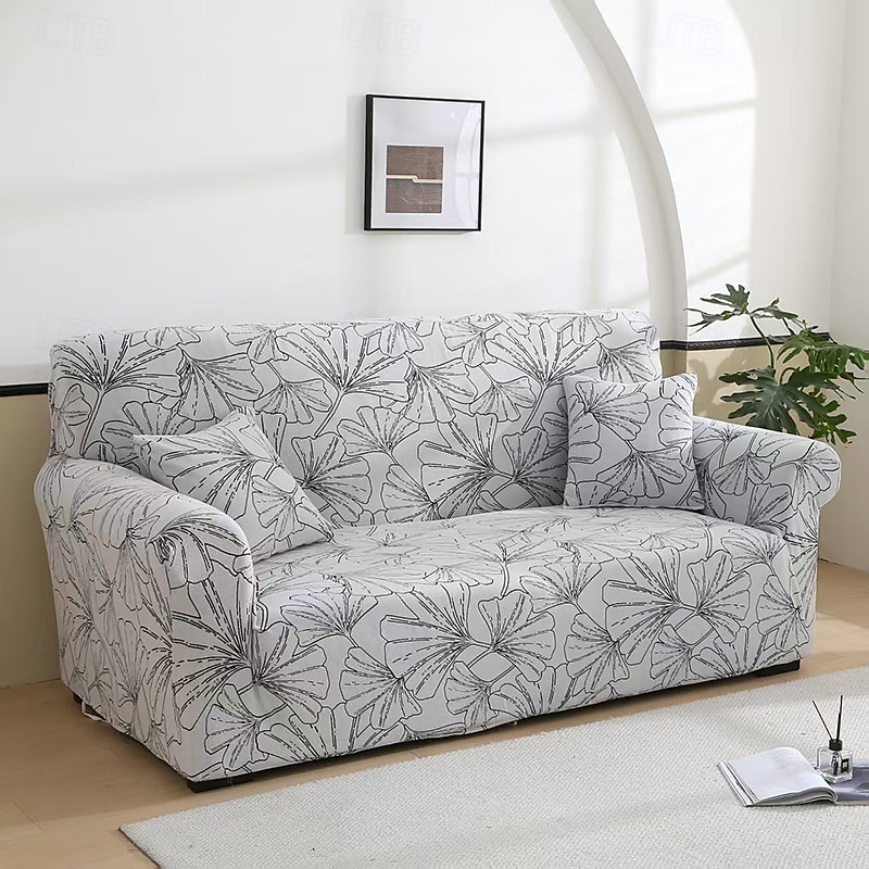 Capa elástica para sofá em tecido jacquard, capa elástica para sofá secional em formato de L, capa de canto para sala de estar, 1/2/3/4 lugares de 2025 por $37.99 –P1