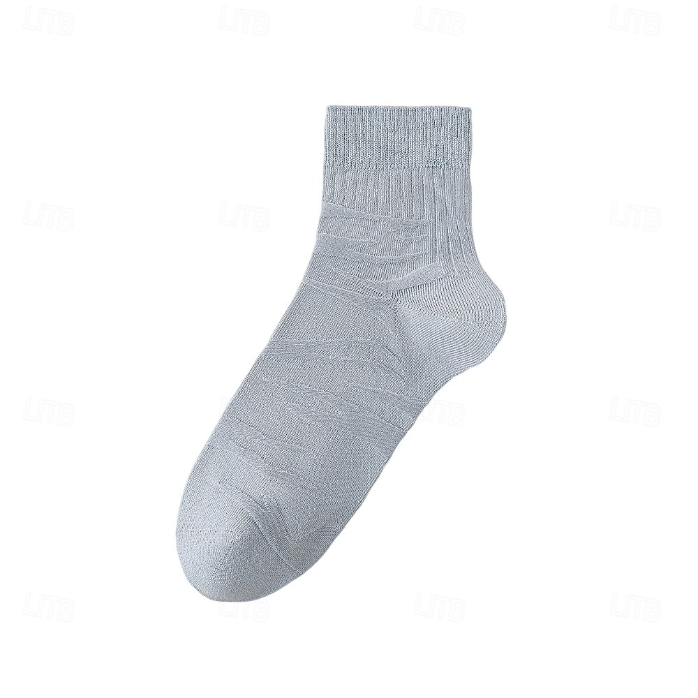 Men 1 Pair Socks Black White Color Plain School Formal Outdoor Plain Thin Summer Daily Casual 2026 - $4.49 –P5