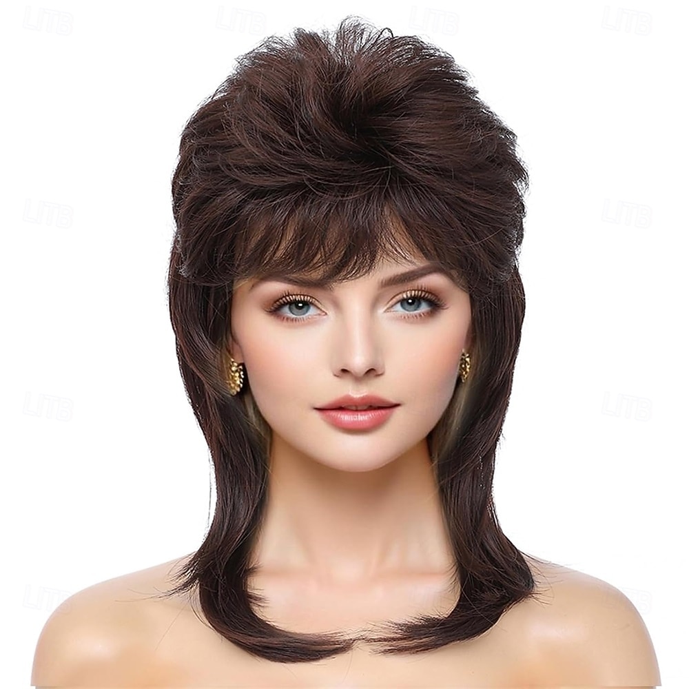 Mullet Wigs for WomenJoe DirtEmo Wig80s 90s Costumes Fancy Party Accessory Cosplay Wig Halloween Man 2026 - $24.99 –P7