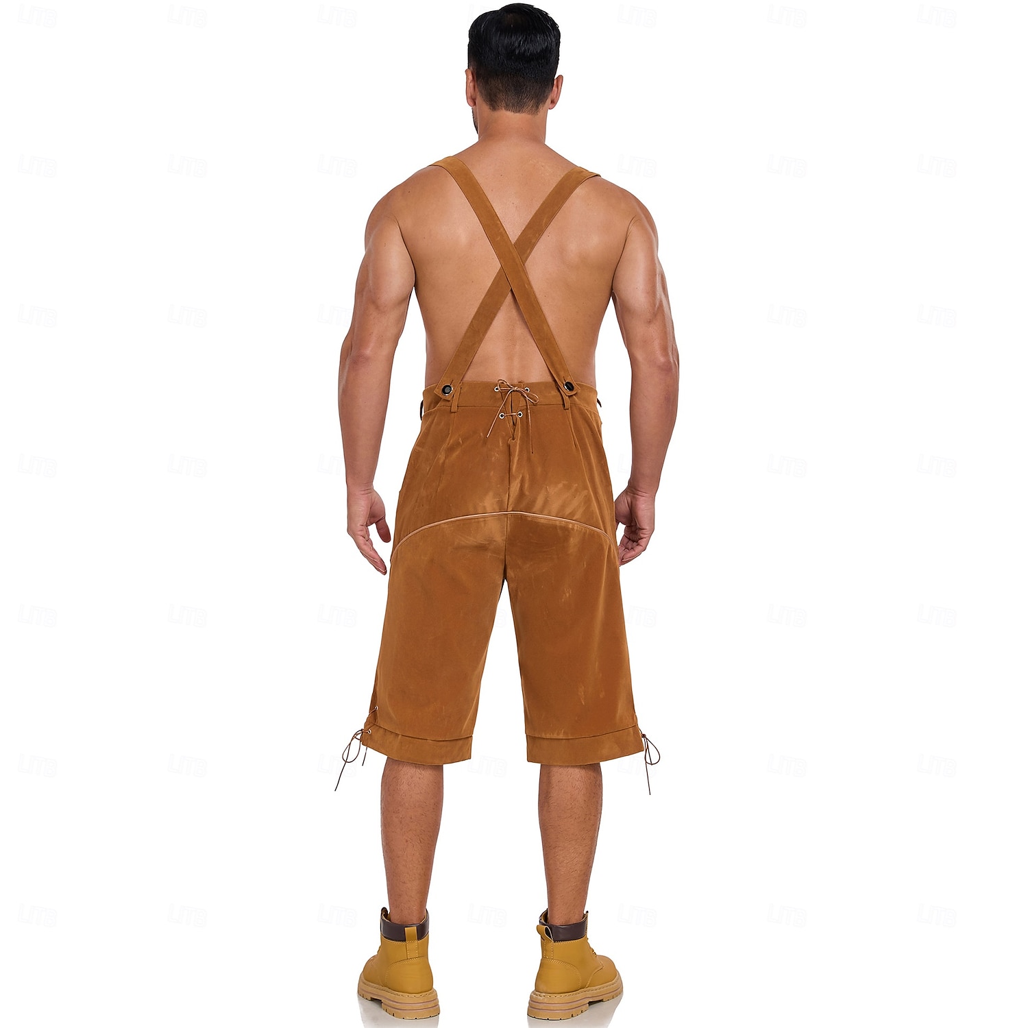Oktoberfest Haft Lederhosen bawarski Niemiecki Monachium Łąki Męskie Impreza Festiwal Piwa Tkanina w stylu tradycyjnym 2026 - $46.99 –P11