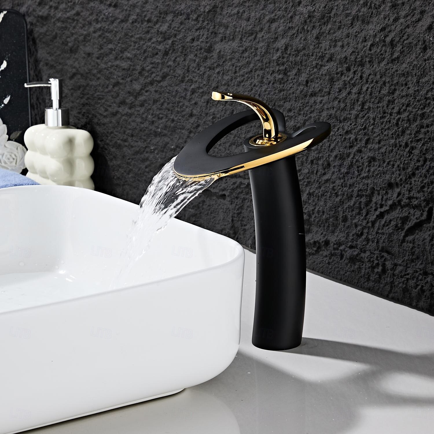 2025年 バスルームのシンクの蛇口 - 滝状吐水タイプ 電気メッキ センターセット シングルハンドルつの穴Bath Taps コレクション – $259.19 –P1