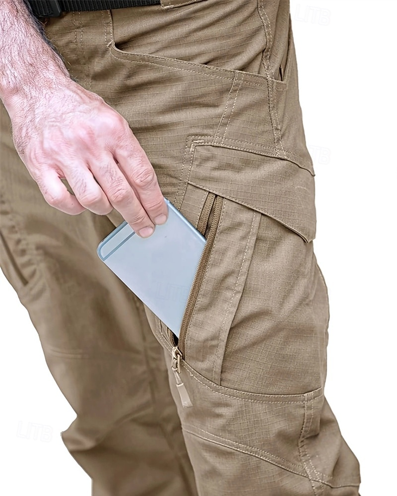 Men's Cargo Pants Tactical Pants Trousers Buttons Multi Pocket Plain Wearable Outdoor Daily Camping & Hiking Fashion Classic Black Army Green 2026 - $21.99 –P5