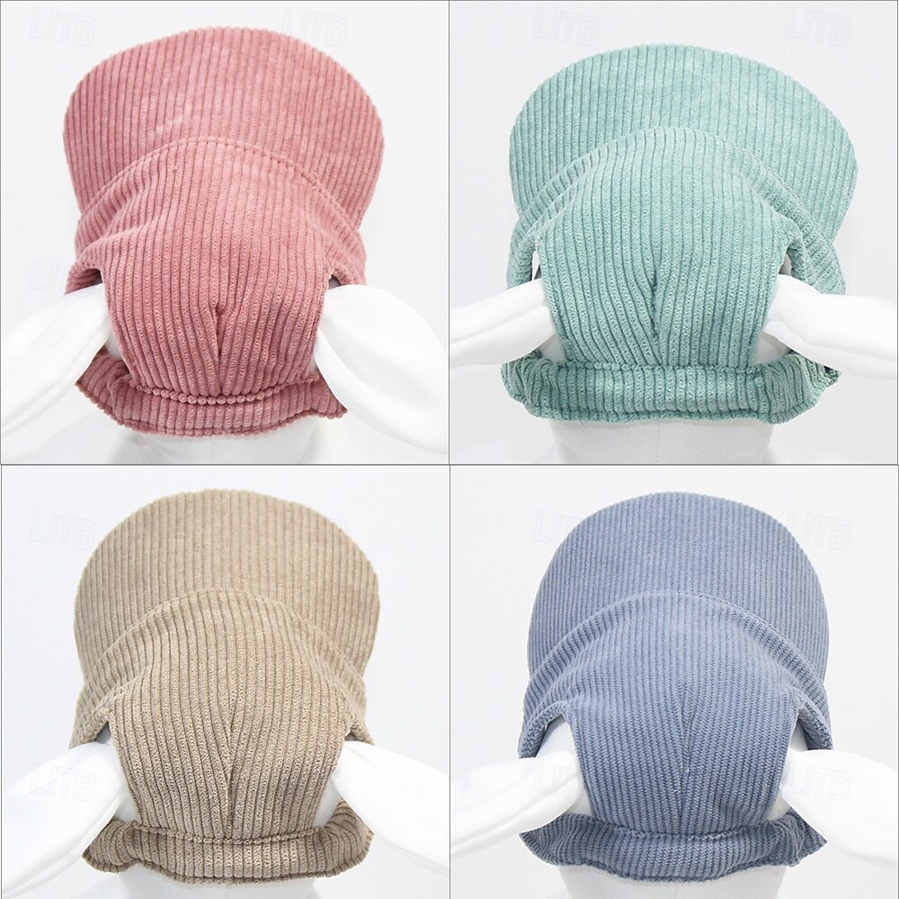 Hundebaseballcaps hund katt sommer strandhatt med ørehull justerbar valpehatt hodeplagg 2025 - $15.49 –P7