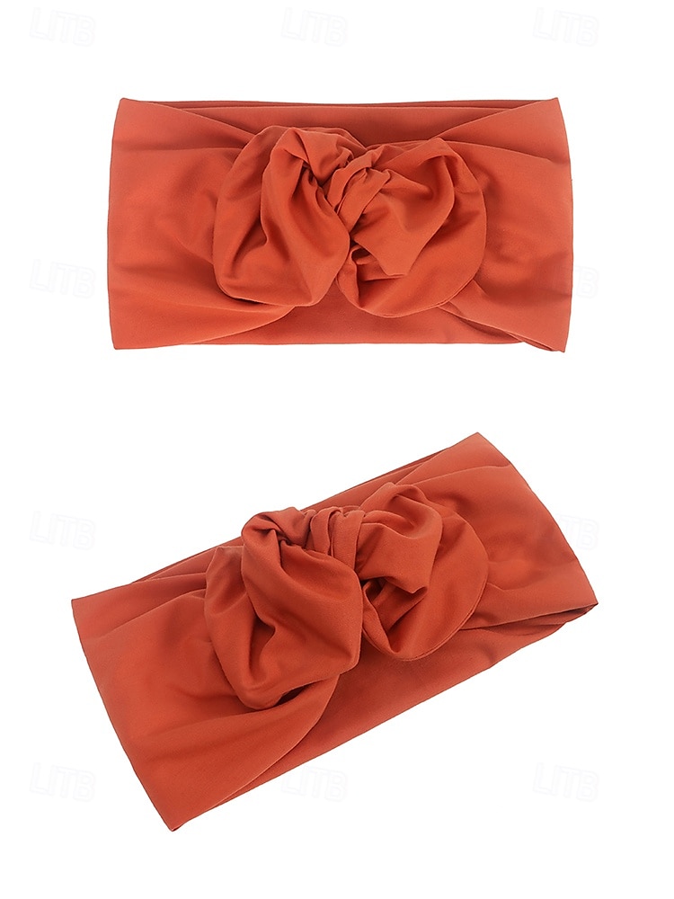 Bandeau à chignon noué à la mode pour femme, tissu doux, adapté aux vêtements décontractés et d'extérieur, style bohème, réglable pour tous les types de cheveux, parfait pour l'été et les voyages. de 2025 ? $14.99 –P7