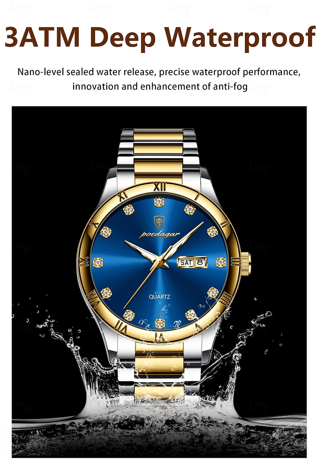 2025年 878 新作 多機能 メンズ レトロウォッチ ダブルカレンダー ナイトライト 防水 メンズ クォーツウォッチ  コレクション – $19.99 –P8