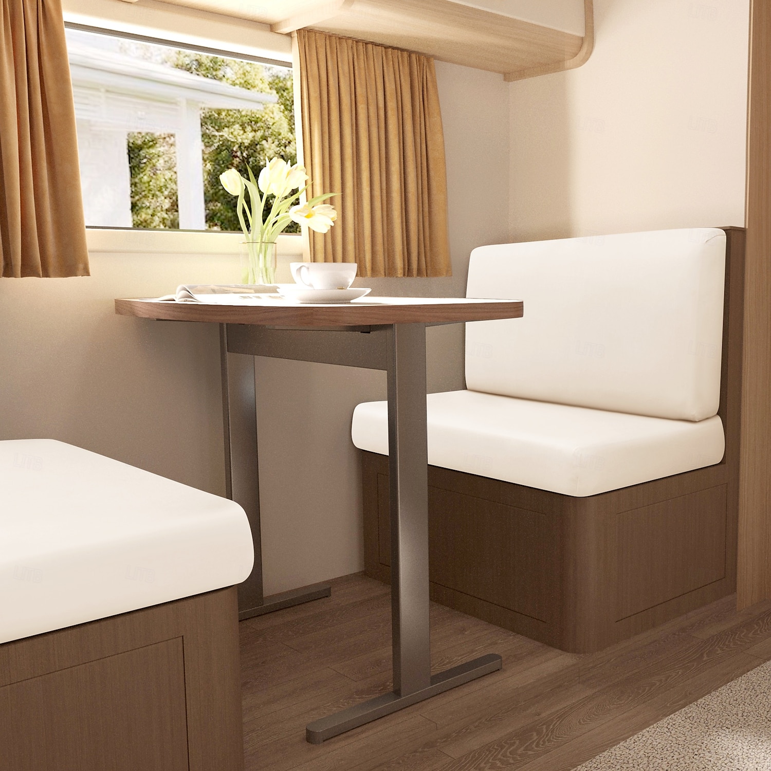 Copricuscini per dinette per camper in seta di latte elasticizzata e impermeabile, dal design spesso, resistente e antiscivolo, facili da pulire, adatti a tutte le stagioni, per sedili di camper. del 2025 a $19.99 –P11