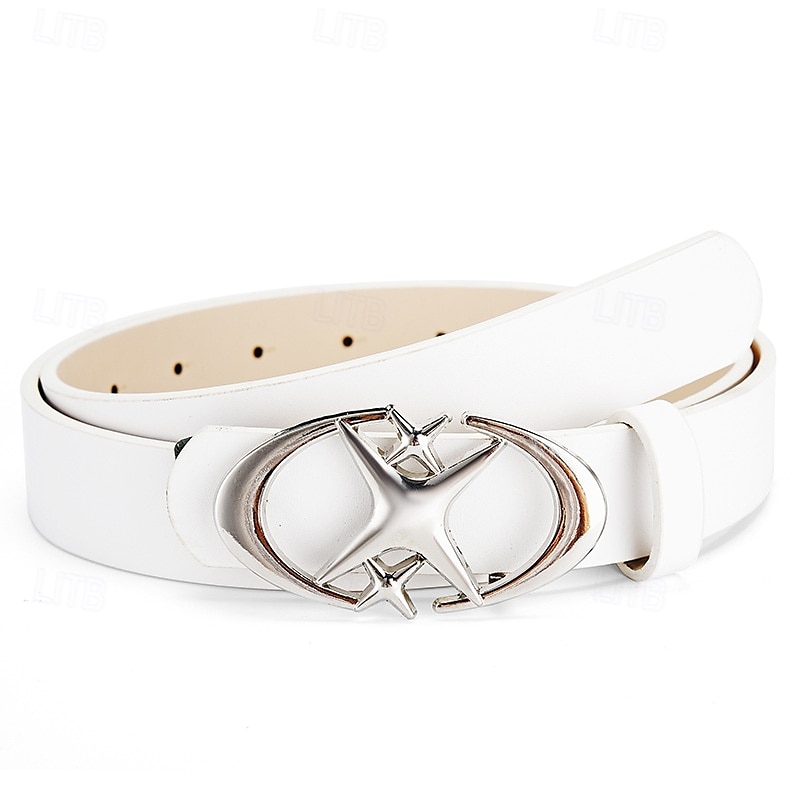 Homme Ceinture Ceinture Taille Noir Blanche Alliage Durable Ajustable Uni Extérieur Quotidien de 2025 ? $5.49 –P8