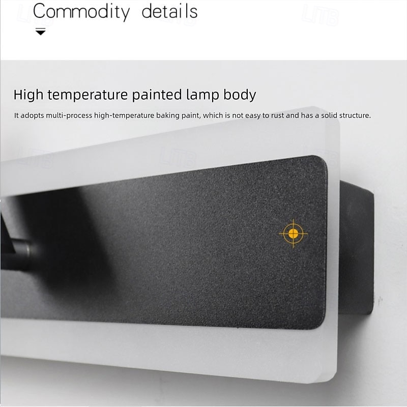 Striscia di lampade da parete a LED con design a luce su e giù, 40/60/80/100/120 cm, moderna lampada da parete a LED per soggiorno, camera da letto, comodino, 10 W, applique da parete per interni in del 2026 a $64.99 –P5