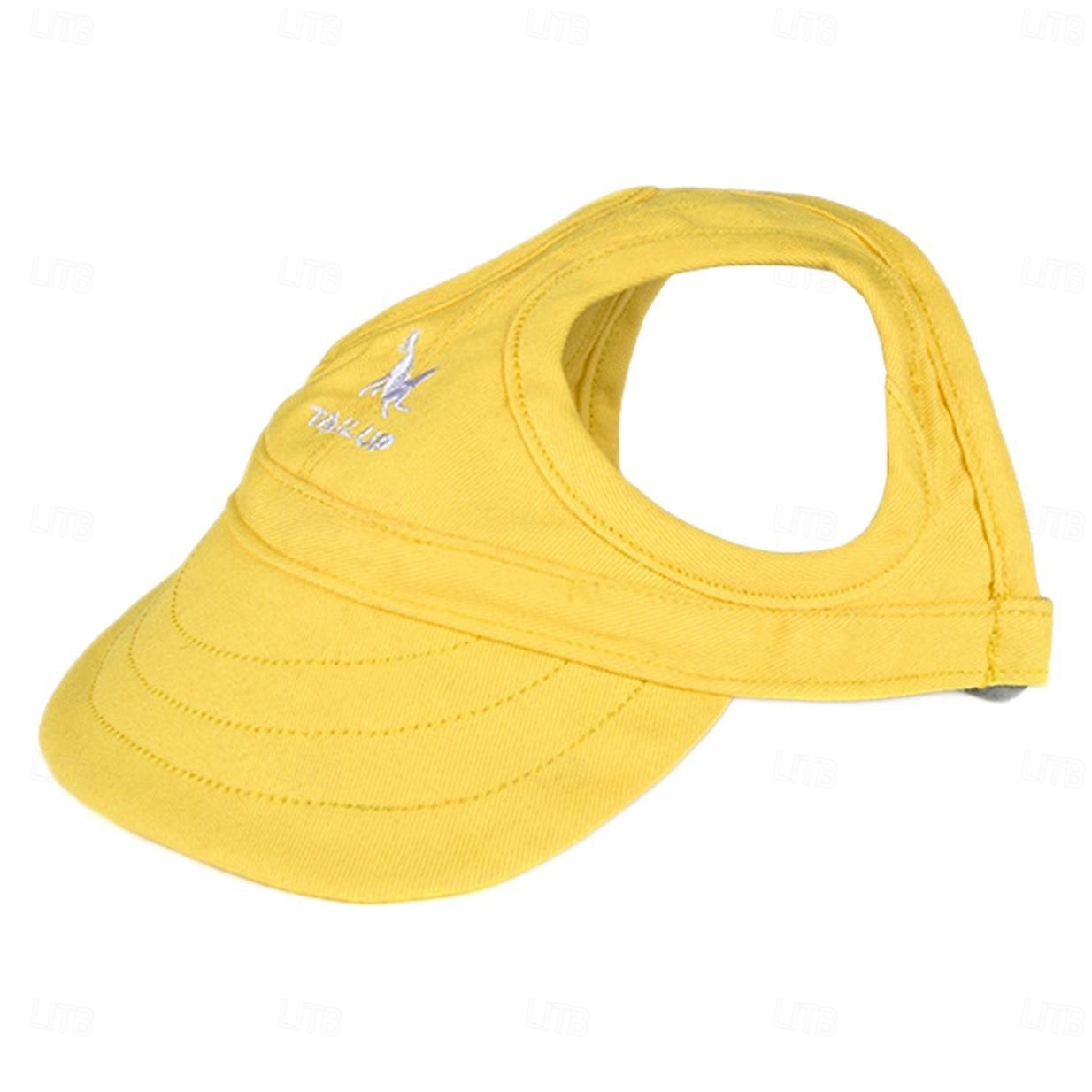 Hunde-Baseballkappe, Hunde-/Katzen-Sommer-/Strand-Schirmmütze mit Ohrlöchern, verstellbare Welpen-Sonnenhaube, Kopfbedeckung 2025 - $15.49 –P10