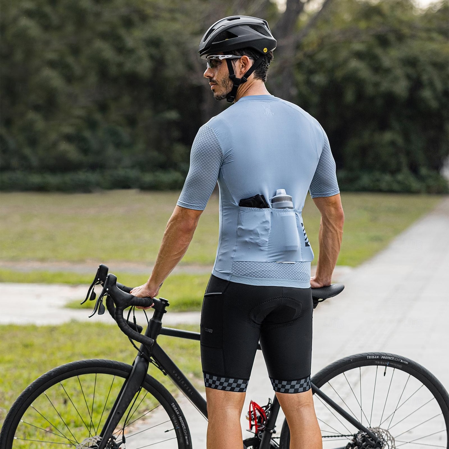 Arsuxeo Hombre Rayas Pantalones cortos de ciclismo de carretera Short interior ciclismo bicicleta Pantalones de Ciclismo Bicicleta Bermudas Mallas Leggings Moldeado al Cuerpo MTB Bicicleta Montaña 2026 - $33.99 –P8