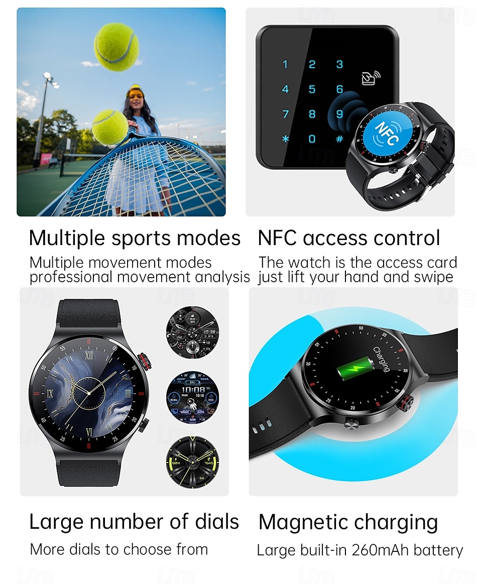 Smart Watch 1.28'' Fitness Tracker Bluetooth Calling Smartwatch with Pedometer Sleep Monitor Waterproof IP67 for Android iOS Men Women 46mm 2025 - $44.99 –P3