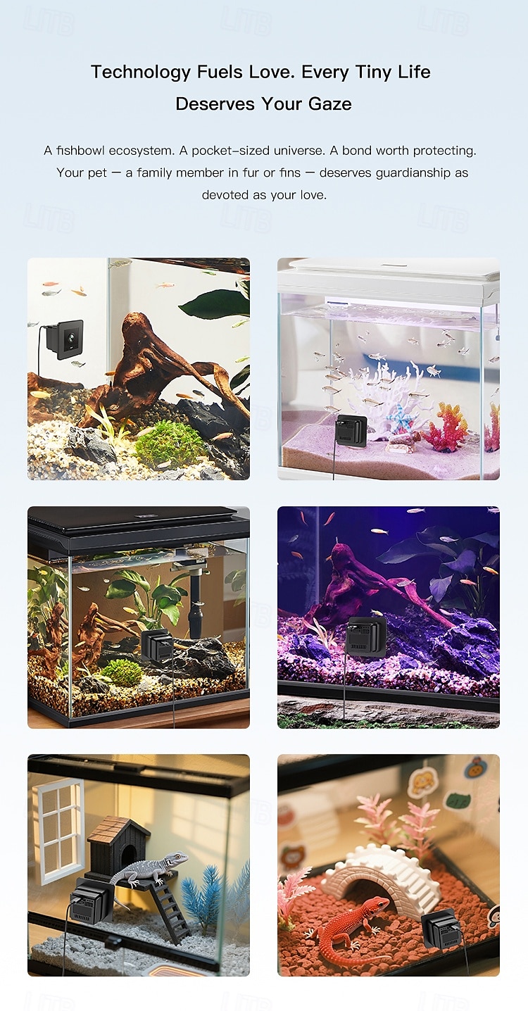 Trådlös HD-säkerhetskamera med wifi, mörkerseende, rörelsedetektering, husdjursövervakning inomhus och utomhus, fjärrkamera 2025 - $35.99 –P6