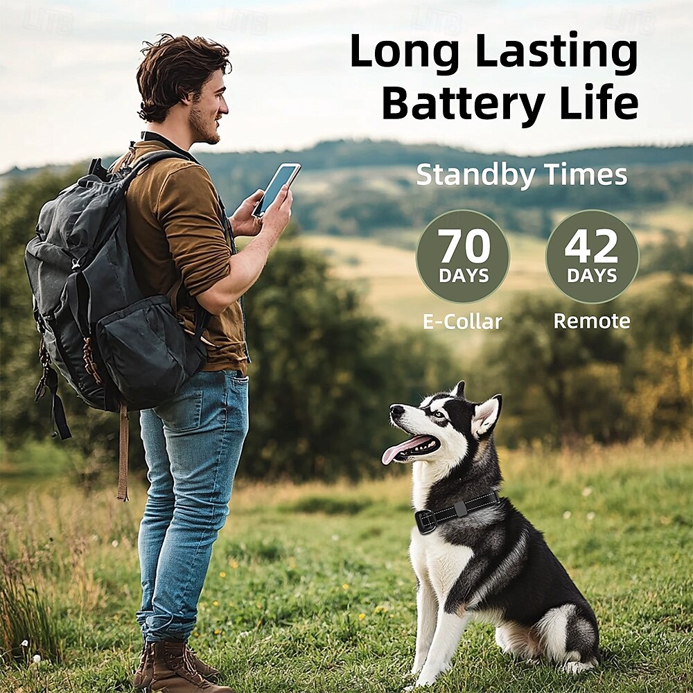 Dog Training Anti Bark Collar Shock Collar Anti Bark Device Shock Collar For Dogs With Remote Dog Barking Control Devices Remote Controlled New Design Dog Dog Pets Waterproof Trainer Adjustable 2025 - $80.99 –P6