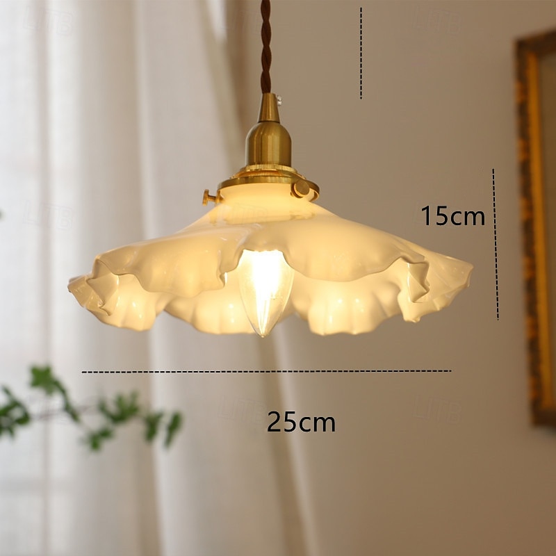 Lampadari a sospensione a LED, lampade a sospensione per soffitto, lampade a sospensione in vetro e ottone, paralume, lampadari per sala da pranzo, decorazione di lusso per soggiorno 110-240 V del 2025 a $229.99 –P5
