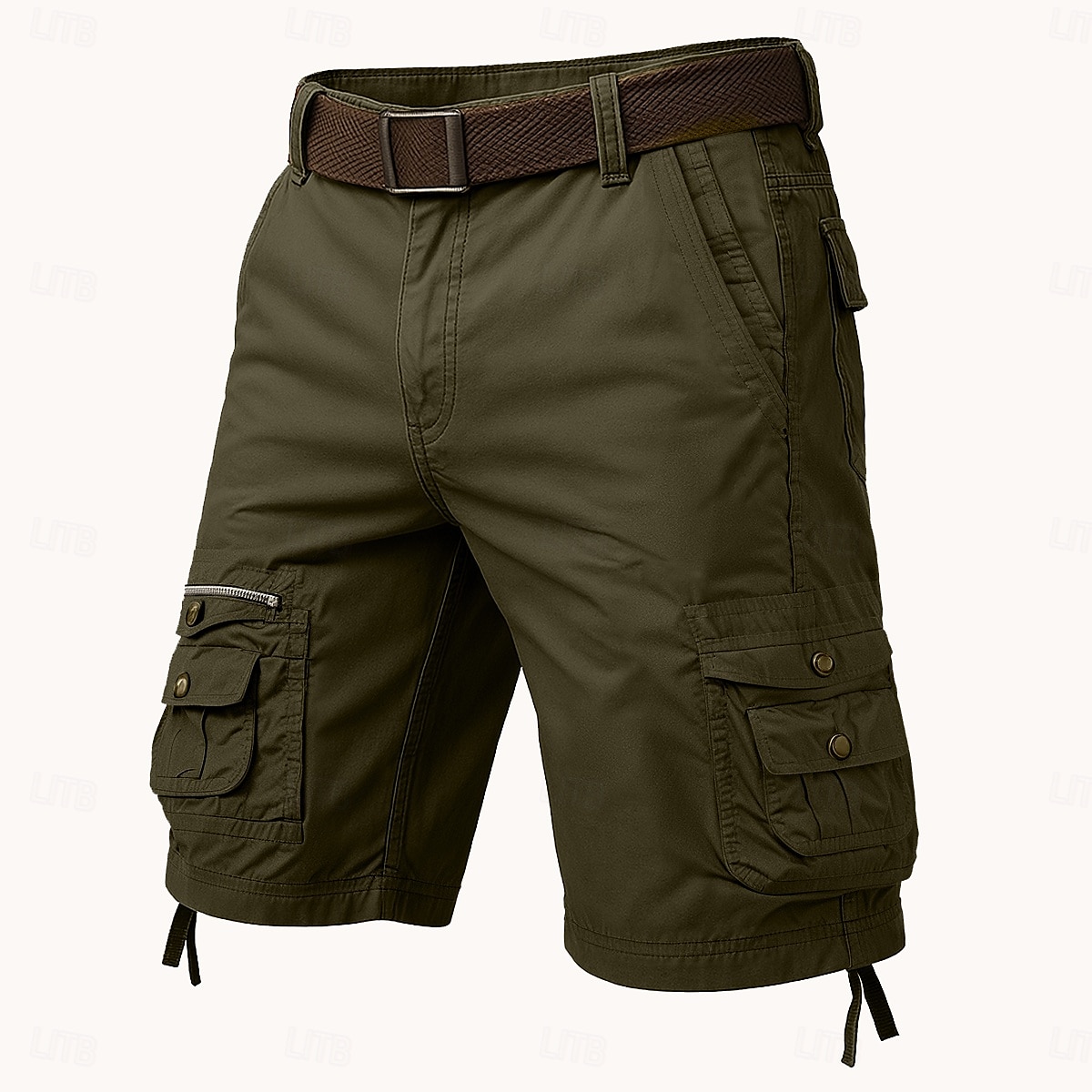 Per uomo Bermuda Pantaloncini cargo Shorts Shorts da Spiaggia Shorts da Lavoro Coulisse alla gamba Multi-tasche 6 tasche Semplice Lunghezza al ginocchio Casuale Quotidiano All'aperto Vacanza del 2026 a $35.99 –P8