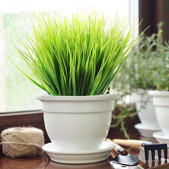 9 связок искусственных цветов для улицы, устойчивые к ультрафиолетовому излучению искусственные растения для подвесной корзины, оконного ящика, свадьбы, внутреннего и наружного оформления, не 2026 - $14.49 –P2