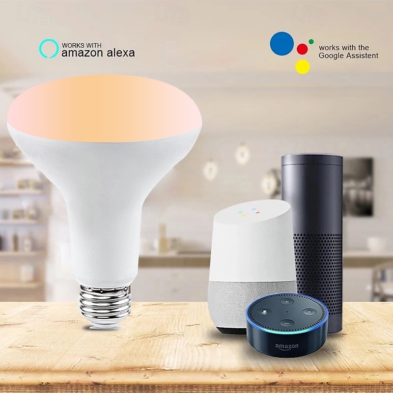 1 Pc Wifi Smart Light Bulb E26/27RGB Color Change 9W850LM Voice Remote Control Dimming Compatible with Alexa Google 2025 - $16.49 –P5