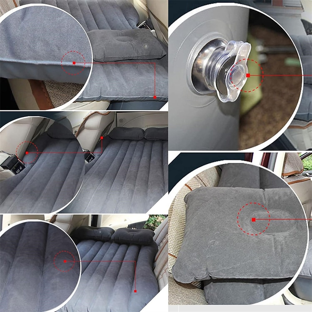 Colchón de aire para coche, colchón de aire multifuncional, para viajes al aire libre, camping, para Land Rover 5, con dos almohadas y bomba de aire. 2025 - $99.99 –P4