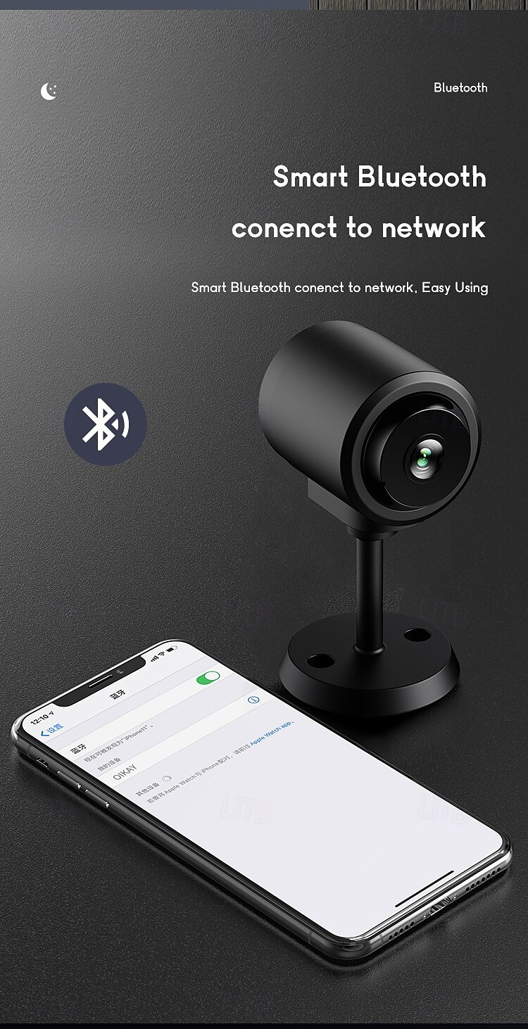 4K Baby Monitor WiFi Mini Security Camera – Wireless Indoor Night Vision Surveillance with App Control & SD Card Storage 2025 - $27.99 –P6