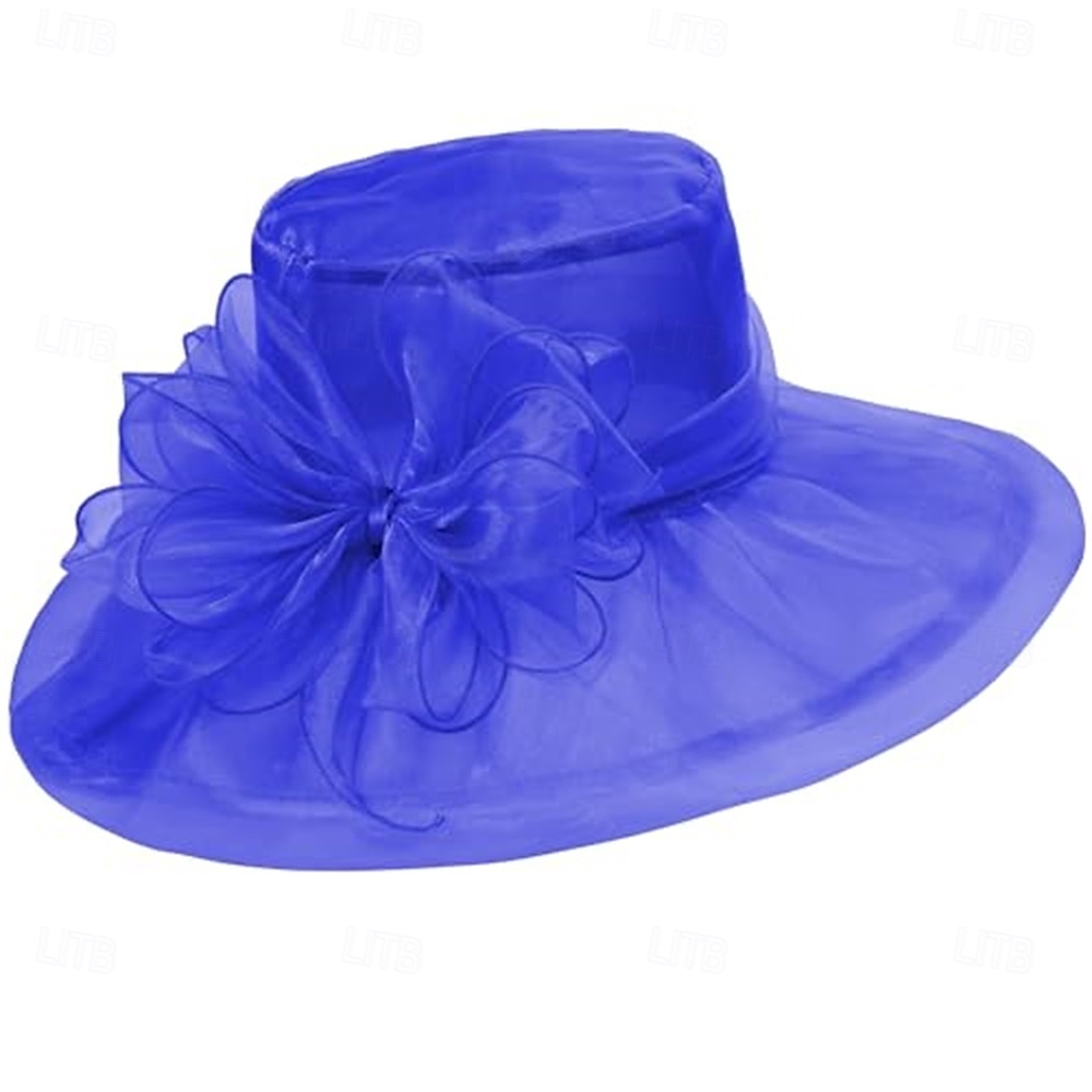 1950-tals Retro Vintage Derbyhatt Kyrkohatt Kentucky Derbyhatt Gentlewoman Noblewoman Kvinnors Derby Ascot Hästkapplöpning Festival Vuxenhatt Vår  Sommar 2026 - $31.99 –P5