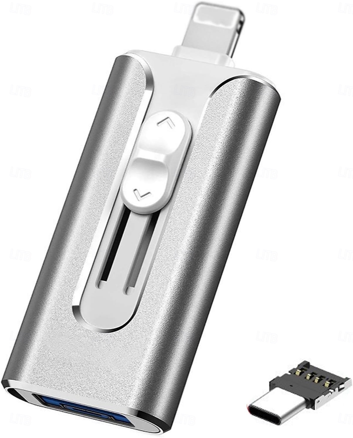 USB 8 Pin USB 3.0 4 in 1 Mobile Phone Computer U-Disk with Type-C Adapter, Memory Stick Storage for Easily Backup Photos Videos, Plug and Play 2025 - $22.99 –P6