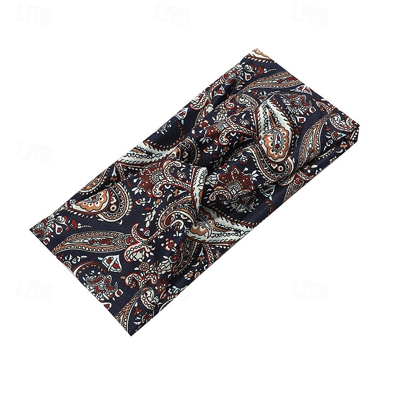 Fasce per capelli da donna in stile boho, elastiche, antiscivolo, larghe e spesse, in tessuto morbido, alla moda, accessori per capelli corti da donna. del 2025 a $4.99 –P13
