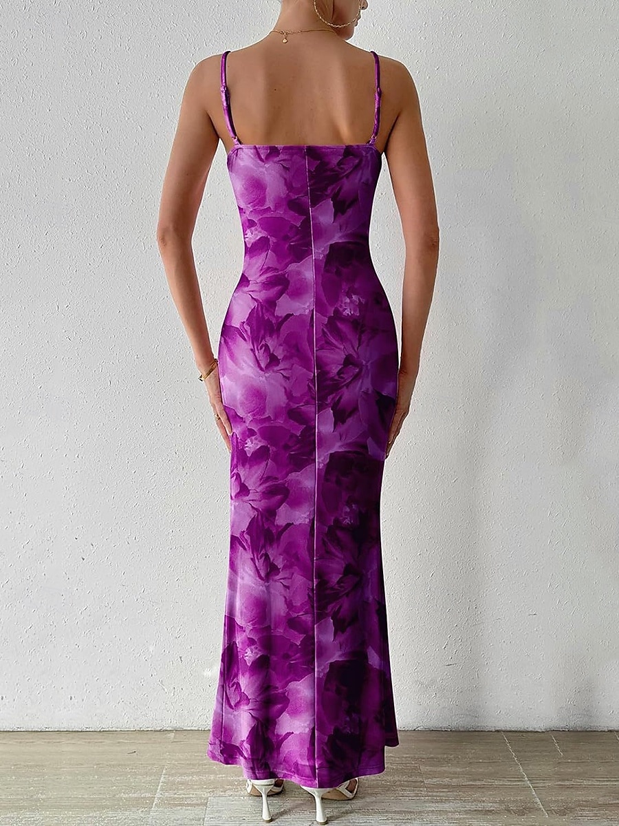 Női Midi ruha Boho esküvői vendégruha Elegáns Csehország Szexi Bodycon ruha Bohém Ujjatlan Spagettipánt Világos rózsaszín aqua kék Medence Sötétzöld Nyár 2025 - $24.99 –P9