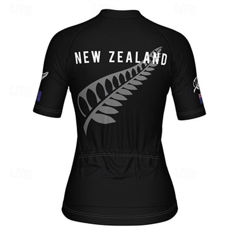 Femmes Maillot de cyclisme Manche Courte Cyclisme T-shirt Maillot Top avec 3 poches arrière VTT Vélo tout terrain Cyclisme sur route Triathlon Respirant Séchage Rapide Évacuation de l'Humidité Bandes de 2025 ? $28.99 –P4