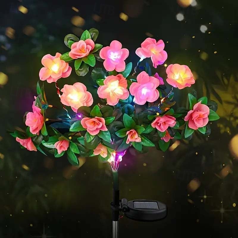 1 lampe solaire à LED de 1 W pour allée &Lanternes solaires décoratives à 2 modes, rouge, jaune, violet, 3 V, éclairage extérieur, cour, jardin, 42 LED, Noël, Thanksgiving de 2025 ? $19.99 –P8
