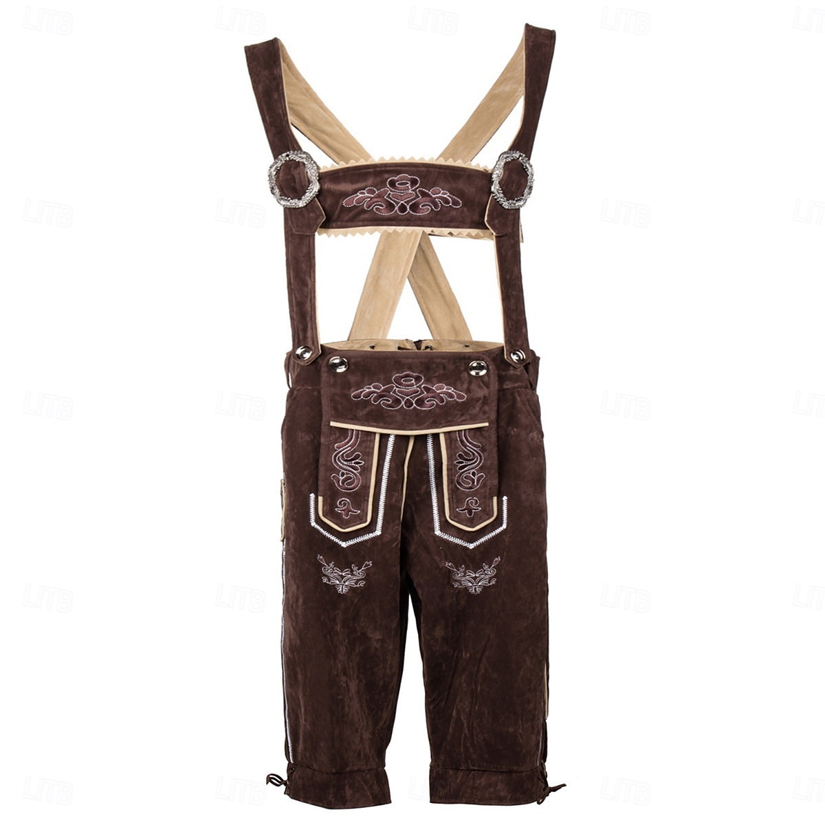 Oktoberfest Haft Lederhosen bawarski Niemiecki Monachium Łąki Męskie Impreza Festiwal Piwa Tkanina w stylu tradycyjnym 2026 - $46.99 –P1