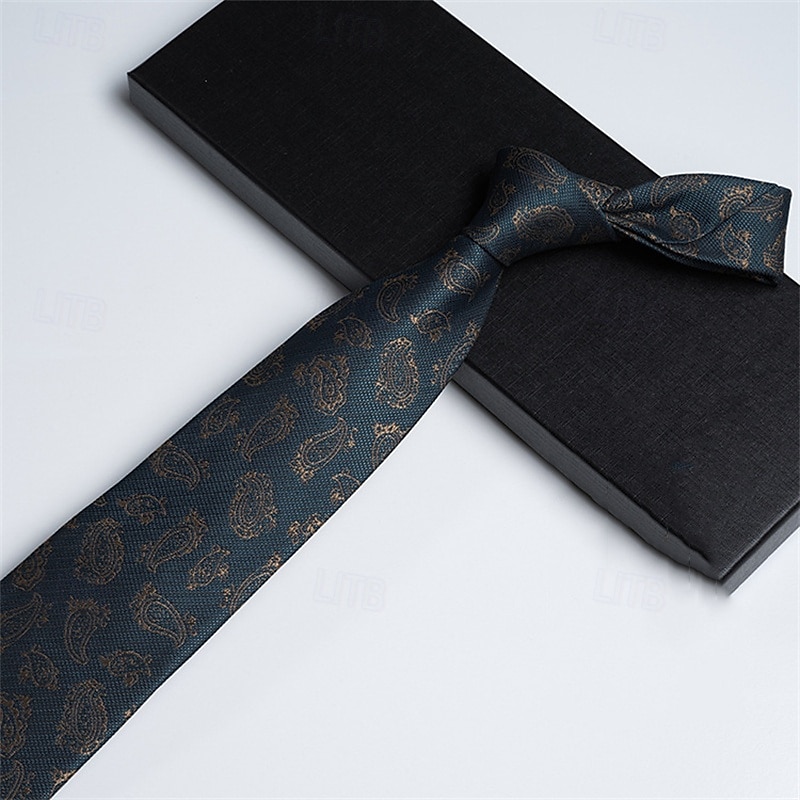 Men's Neckties Fashion Business Jacquard Pattern Wedding Party Daily Wear 2025 - $5.99 –P3