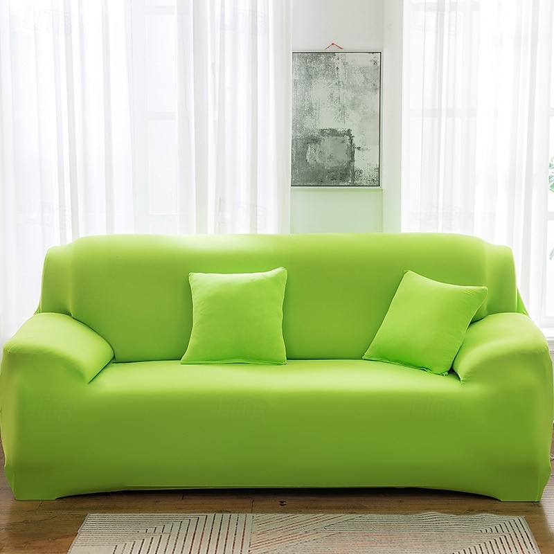 sofföverdrag för vardagsrum, 4-sits stretchmöbelskydd dammtät loveseat-överdrag allt-inklusive överdrag möbelskydd stolsöverdrag för vardagsrum 2025 - $15.49 –P18