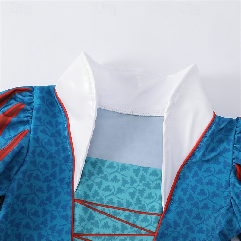 Sněhově bílá Pohádkové Princeznovské Květinové šaty Téma Party Kostým Tylové šaty cosplay Filmové kostýmy for Dívčí Dětské Karneval Plesová maškaráda Párty 2025 - $40.64 –P14