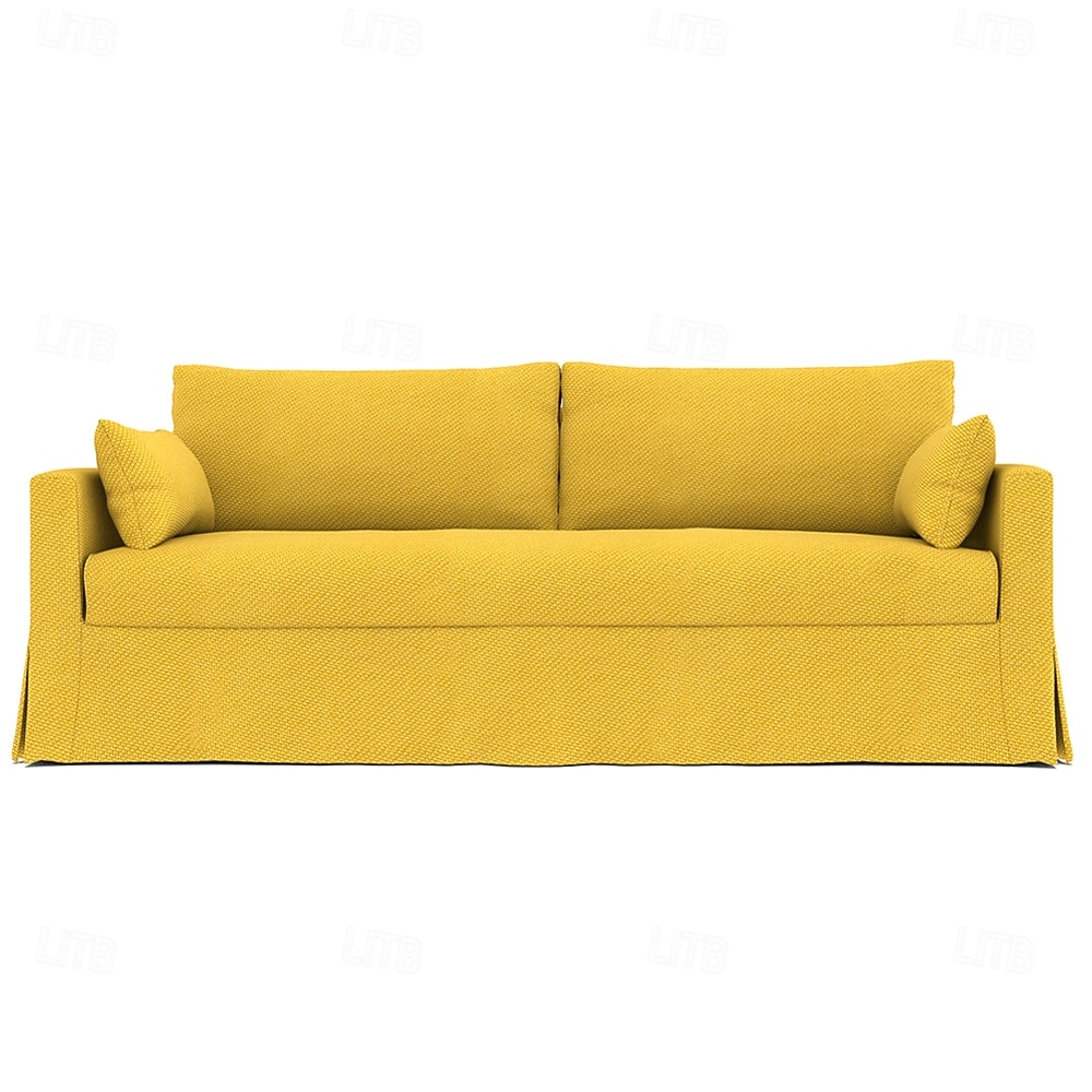 Sofabezug passend für Hyltarp-Sofa, einfarbig, gesteppte Polyester-Schonbezüge 2025 - $226.49 –P13