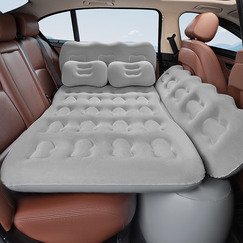 Colchão de ar inflável para carro com bomba, assento traseiro reforçado, cama de viagem para acampamento, colchonete para dormir no banco traseiro de 2025 por $64.99 –P3