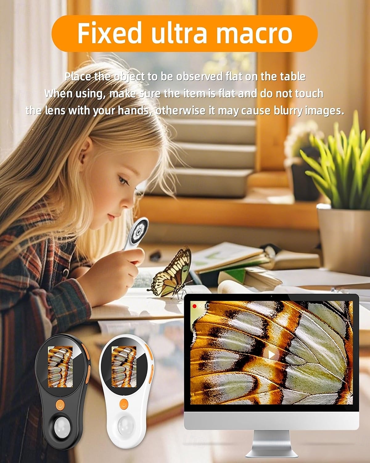 Digital Microscope Handheld 2.0 inch IPS Color Screen,Portable Digital Magnifying Glass 500x,Marco Microscope for Kids,Built-in 8LED Lights,USB Compatible with PC Windows, Mac OS 2025 - $39.99 –P4
