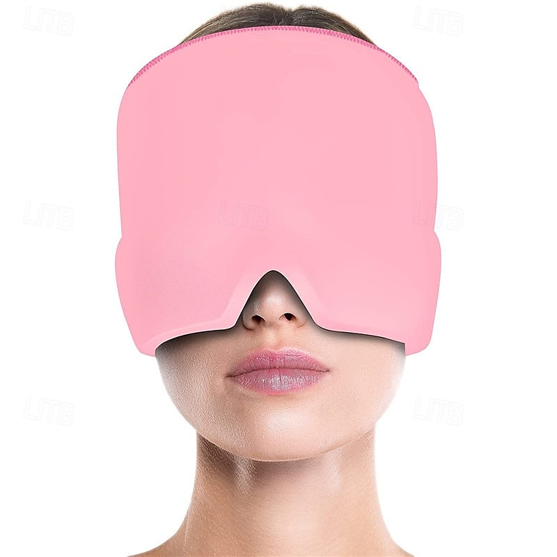 hodepine- og migrenehatt, kjøleputer gel migrenemaske, gjenbrukbar migrenehette for spenning, stress, langvarig kjølende isterapi 2025 - $23.99 –P5