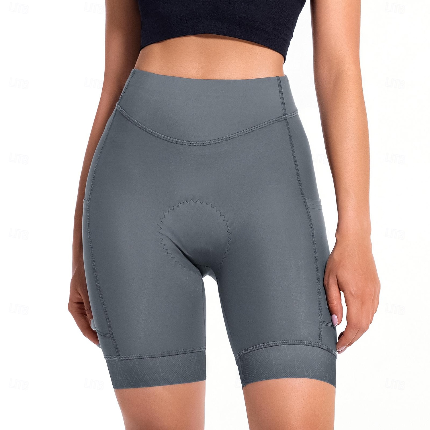 Arsuxeo Dam Ensfärgat Cykelvägshorts Undershorts till cykling Cykelbyxor Cykel Shorts Trikåer Formpassad Bergscykling Vägcykling sporter Svettavvisande Bekväm Skyddande Elastisk Svart Mörkblå Kläder 2025 - $30.99 –P12