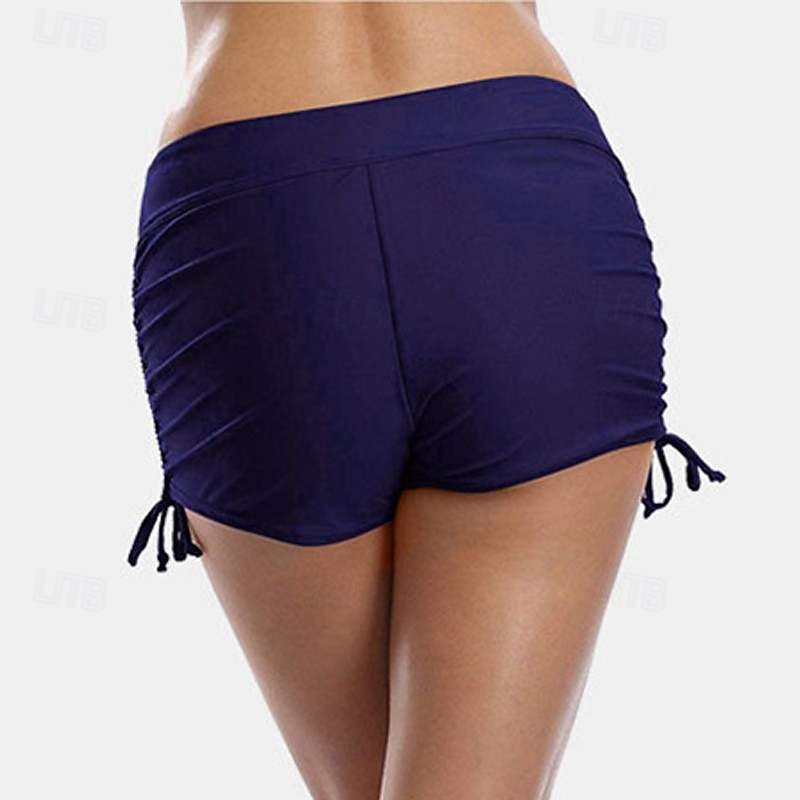نسائي شورتات التزلج شورتات السباحة لون سادة سريع جاف متنفس ملابس السباحة قيعان تزلج على الماء شاطئ الرياضات المائية الصيف 2026 - $16.49 –P7