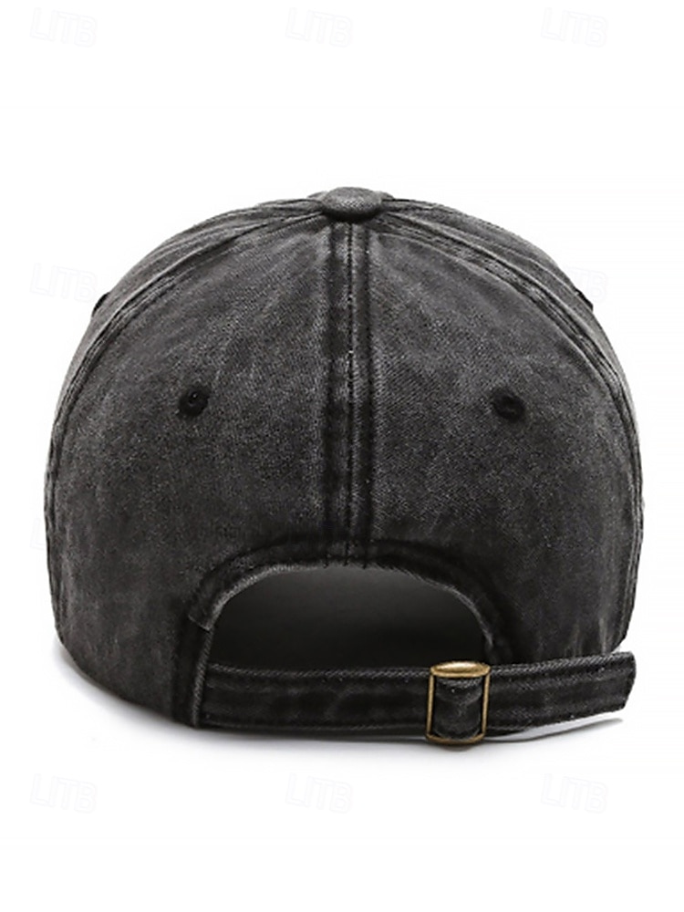 Casquette de baseball LGBTQ en denim vieilli pour femme avec arc-en-ciel et cœurs brodés - Casquette de baseball ajustable pour les défilés de la fierté, les festivals et les tenues décontractées de 2025 ? $11.99 –P4