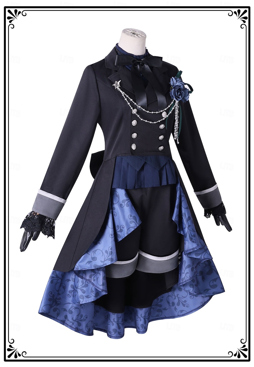 blue dress for baby girl Black Butler Weare A Design Studio Ciel Phantomhiver Robin – ClubHouse  Statues main image 0