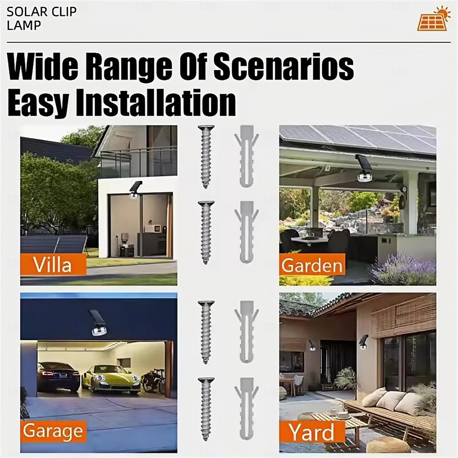 Solar Outdoor Lighting Wall Lights With String Of Lights Colored String Of Lights White Light Illumination Human Body Sensing Suitable For Courtyards Garages Roads Fences Festivals Parties  1PC 2025 - $24.99 –P7