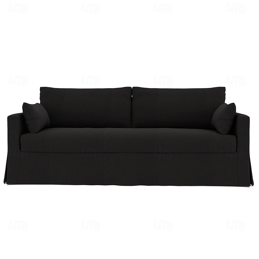 Sofabezug passend für Hyltarp-Sofa, einfarbig, gesteppte Polyester-Schonbezüge 2025 - $226.49 –P17