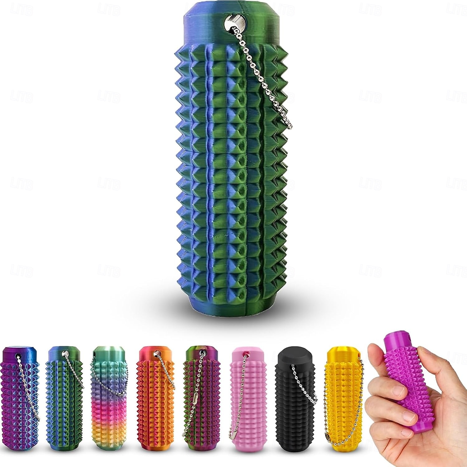 3D nyomtatott kis ouchies fájdalomcsillapító fidget kulcstartó, szorongásoldó fájdalomcsillapító bumpy fidget fájdalomcsillapító fidget játékok újdonság ajándékok barátoknak 2025 - $6.99 –P12